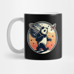 Cute Panda holding planet earth day 2024 Mug